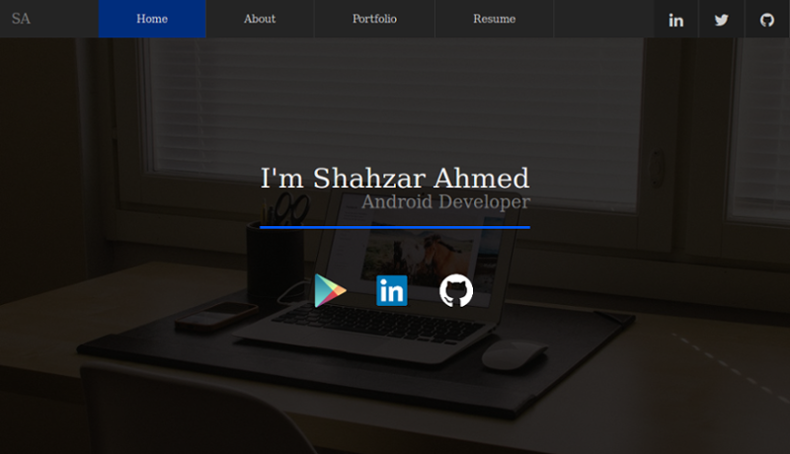Shahzar Ahmed | Android & Web Developer.
